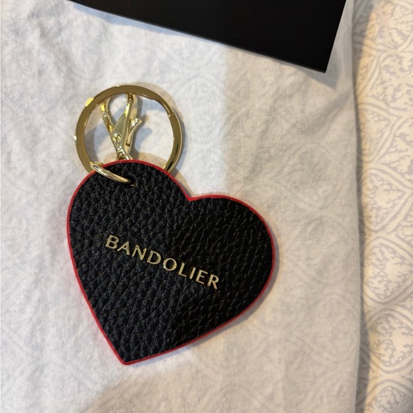 Bandolier Cream Crossbody Phone Case Set with Red Stripe - Picture 7 of 8